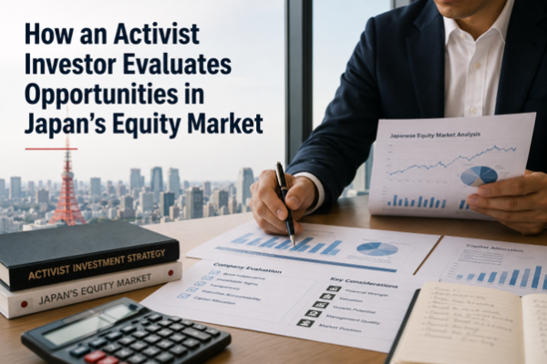 How an Activist Investor Evaluates Opportunities in Japan's Equity Market